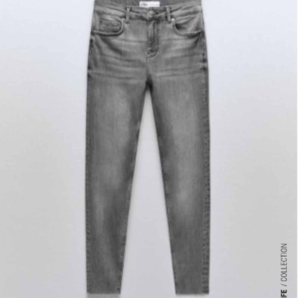 Gray Zara Skinny Jeans